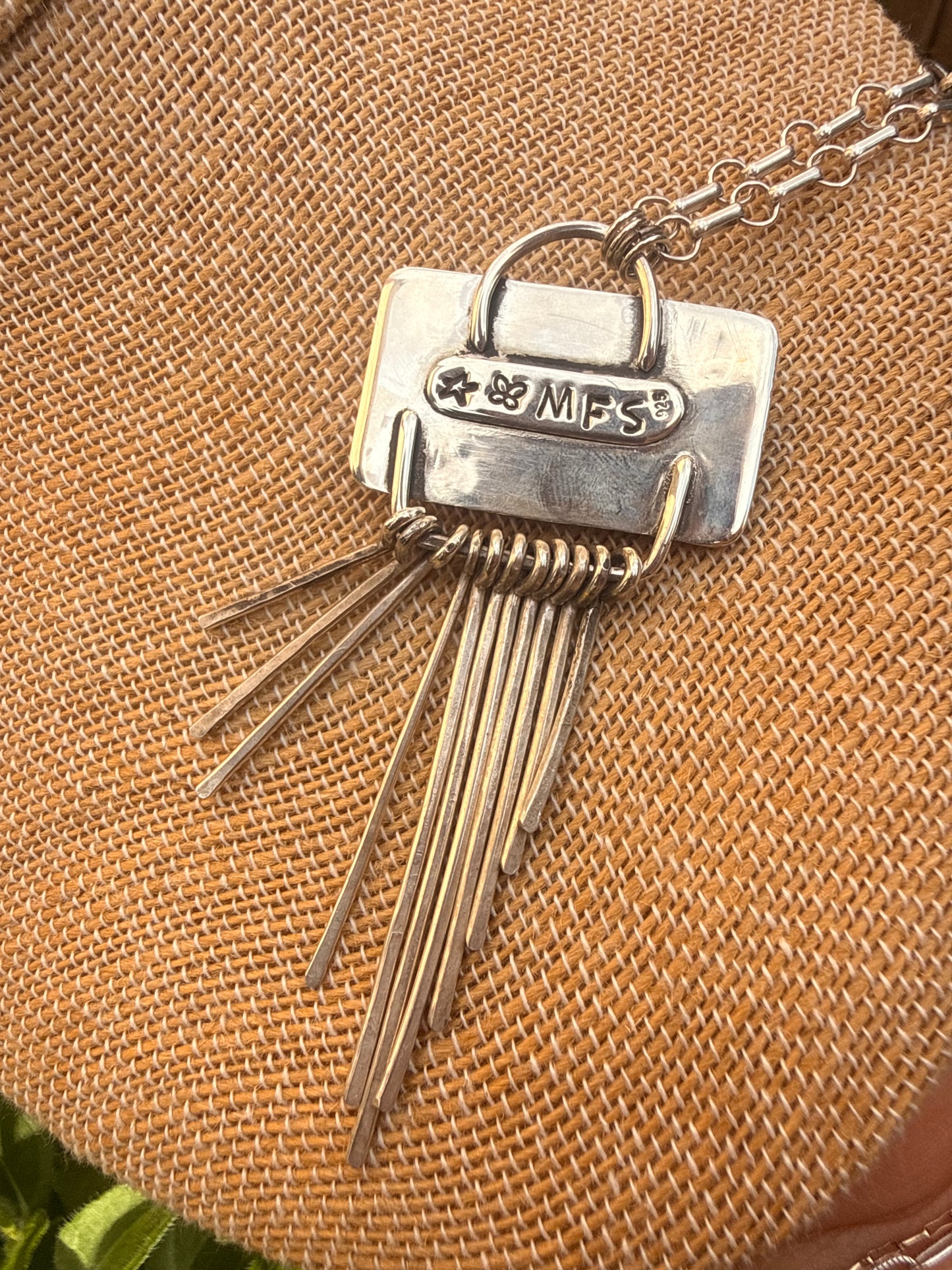 The Moon & Mountain Fringe Necklace