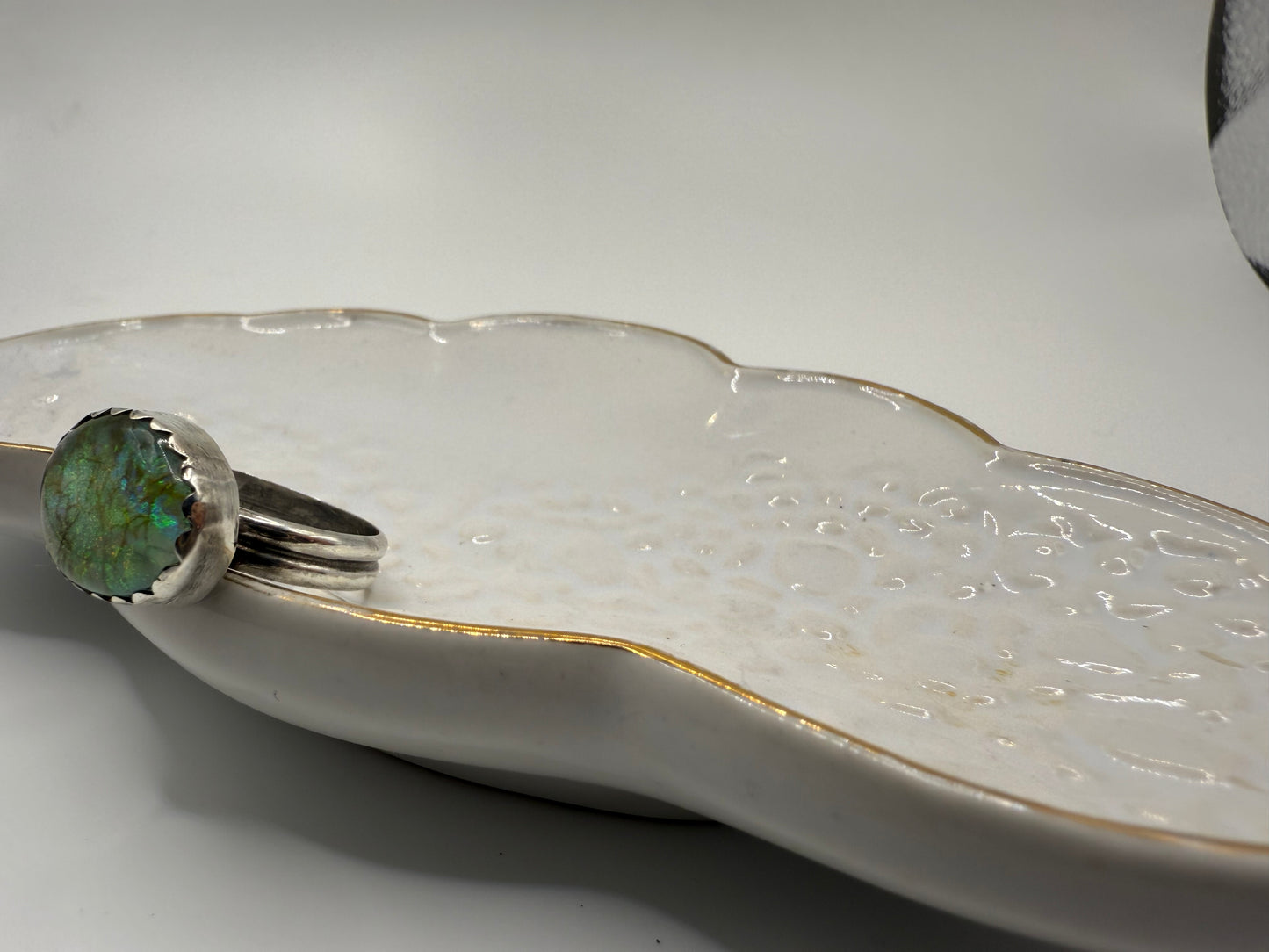 Monarch Opal East-West Ring