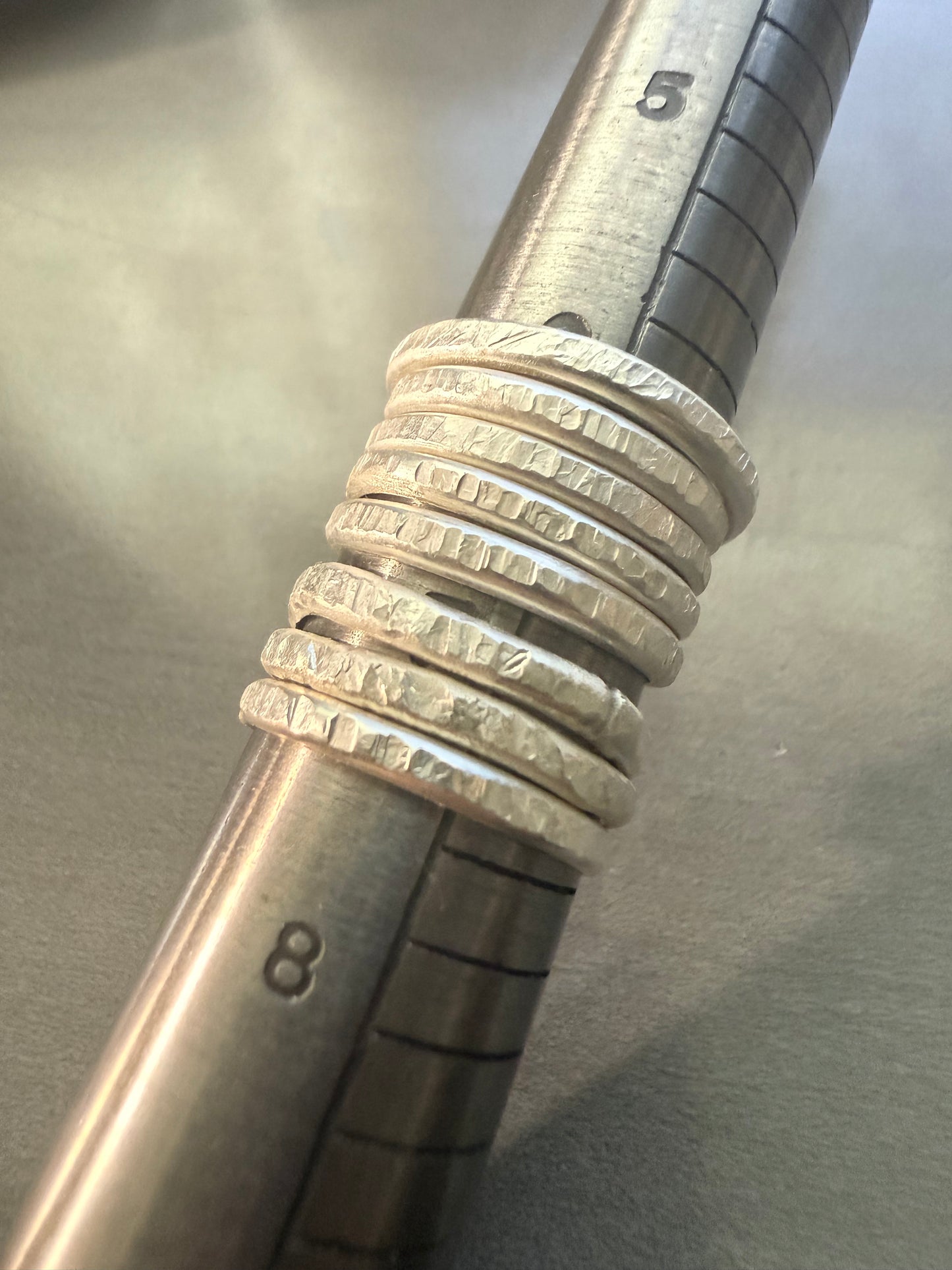 Silver Stacker Rings