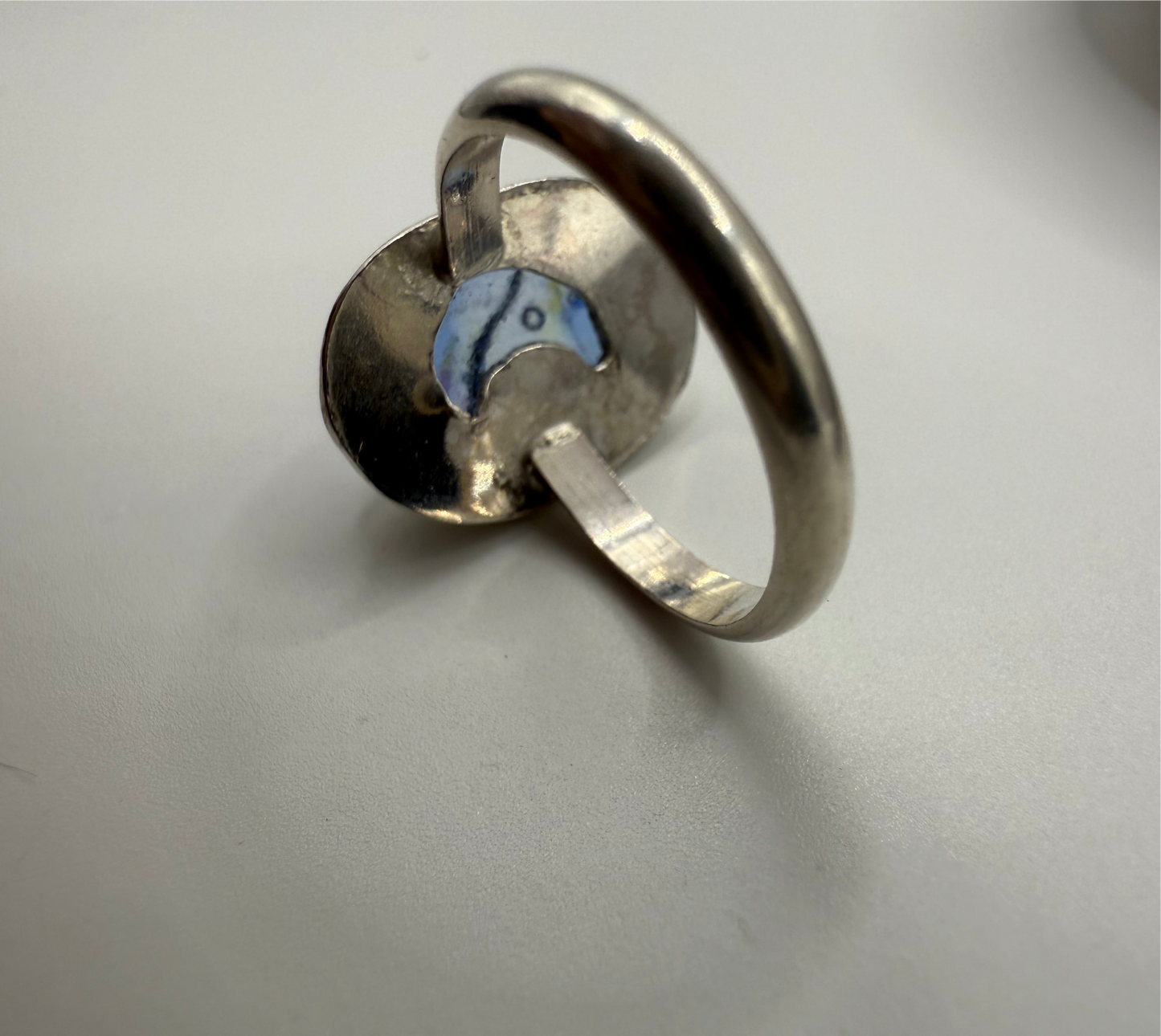 Dichroic Moon Ring