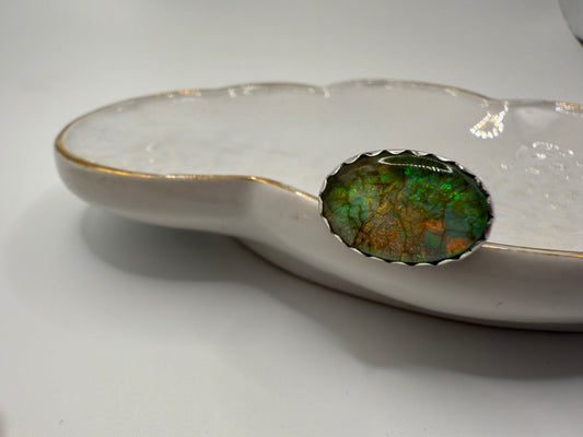Monarch Opal East-West Ring