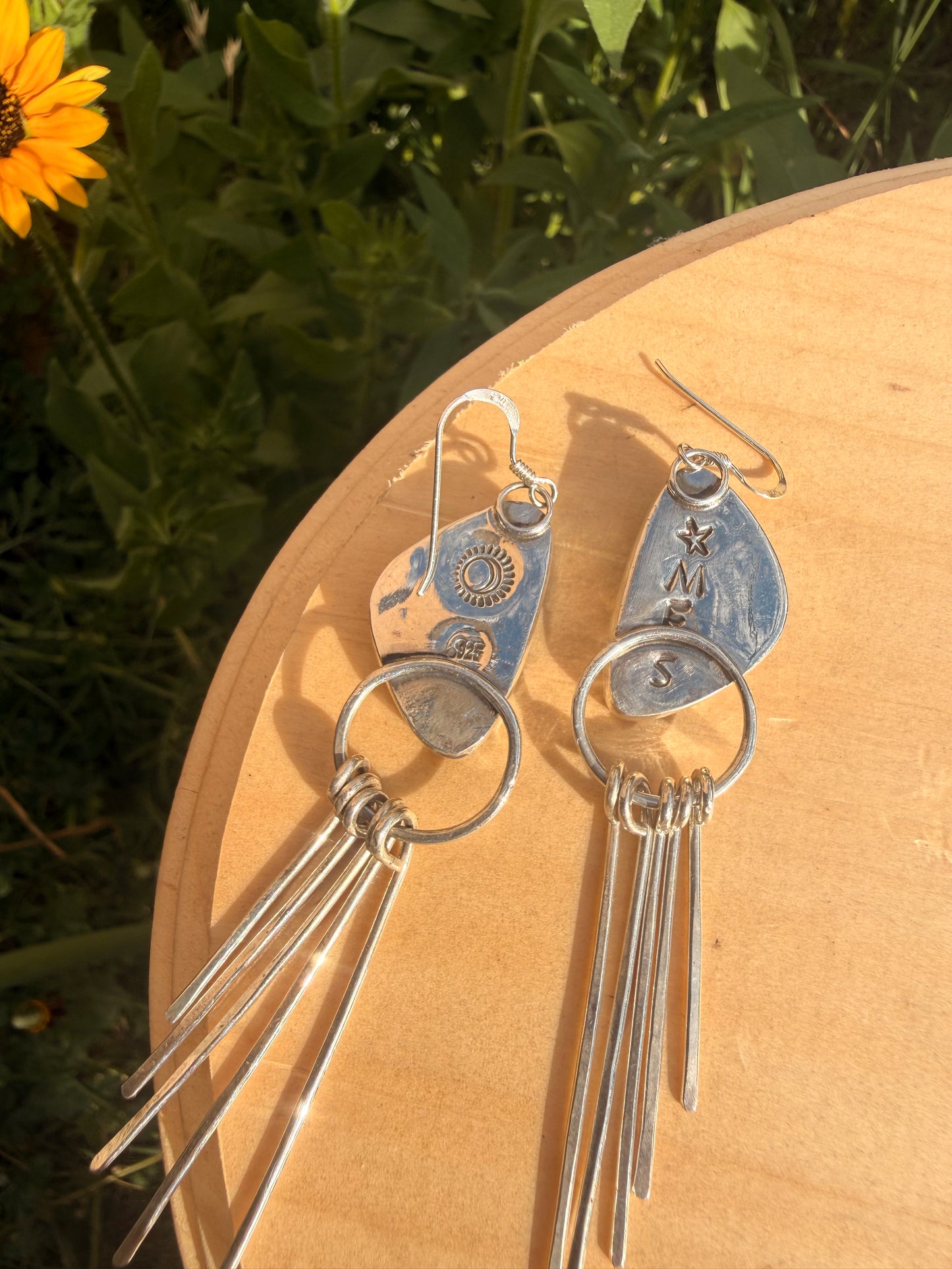 Red Skin Turquoise - Butterfly Fringe Earring