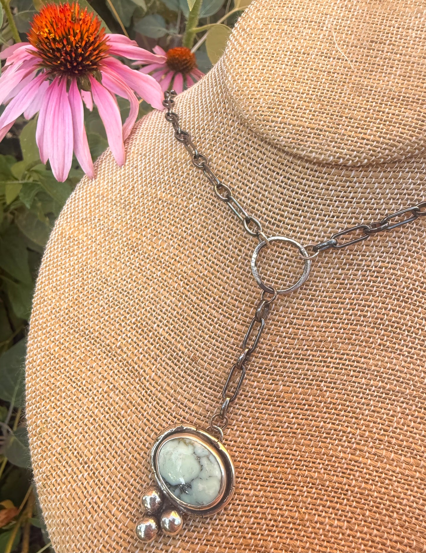 Palomino Variscite - Lariat Necklace