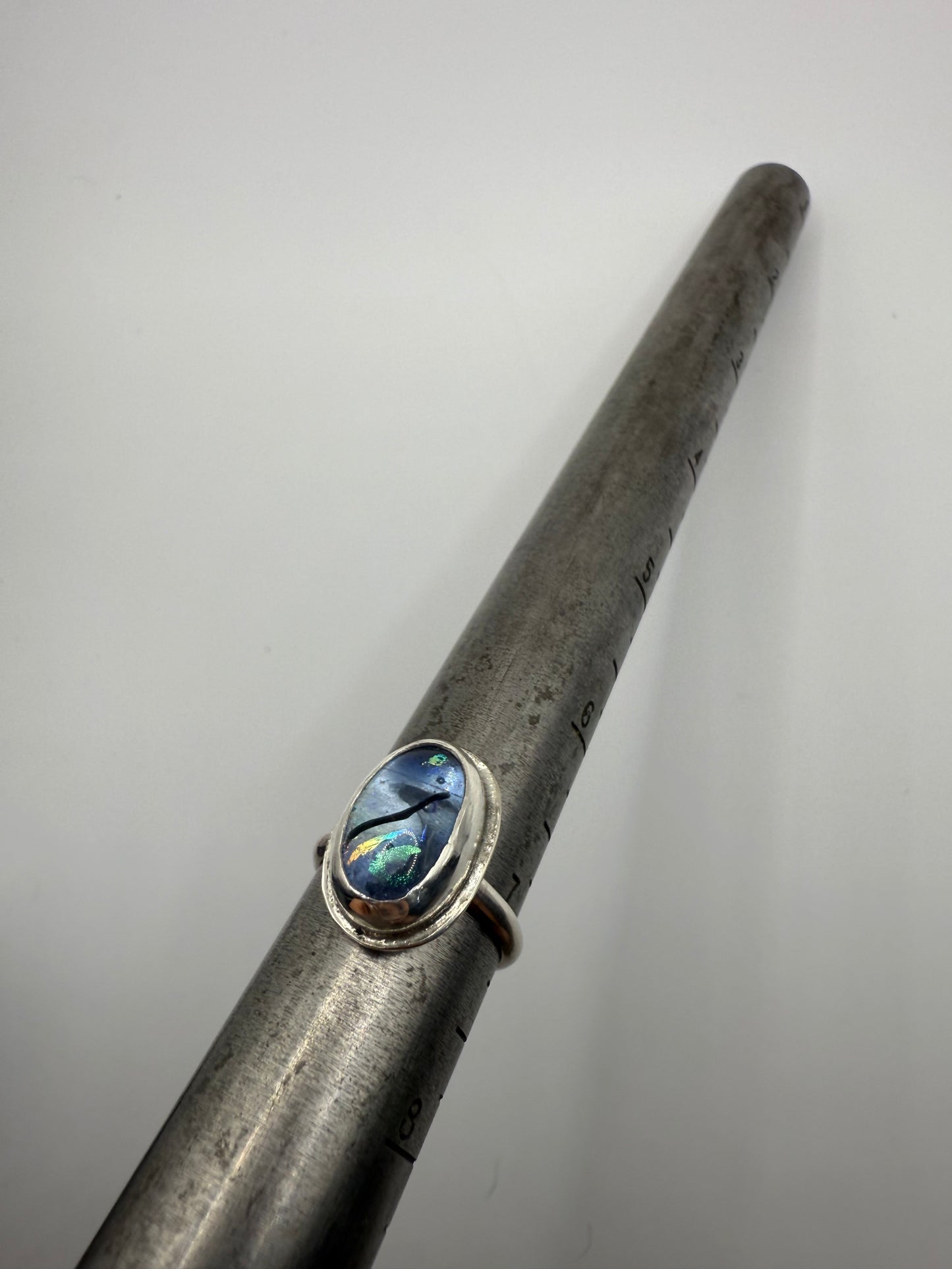 Dichroic Moon Ring